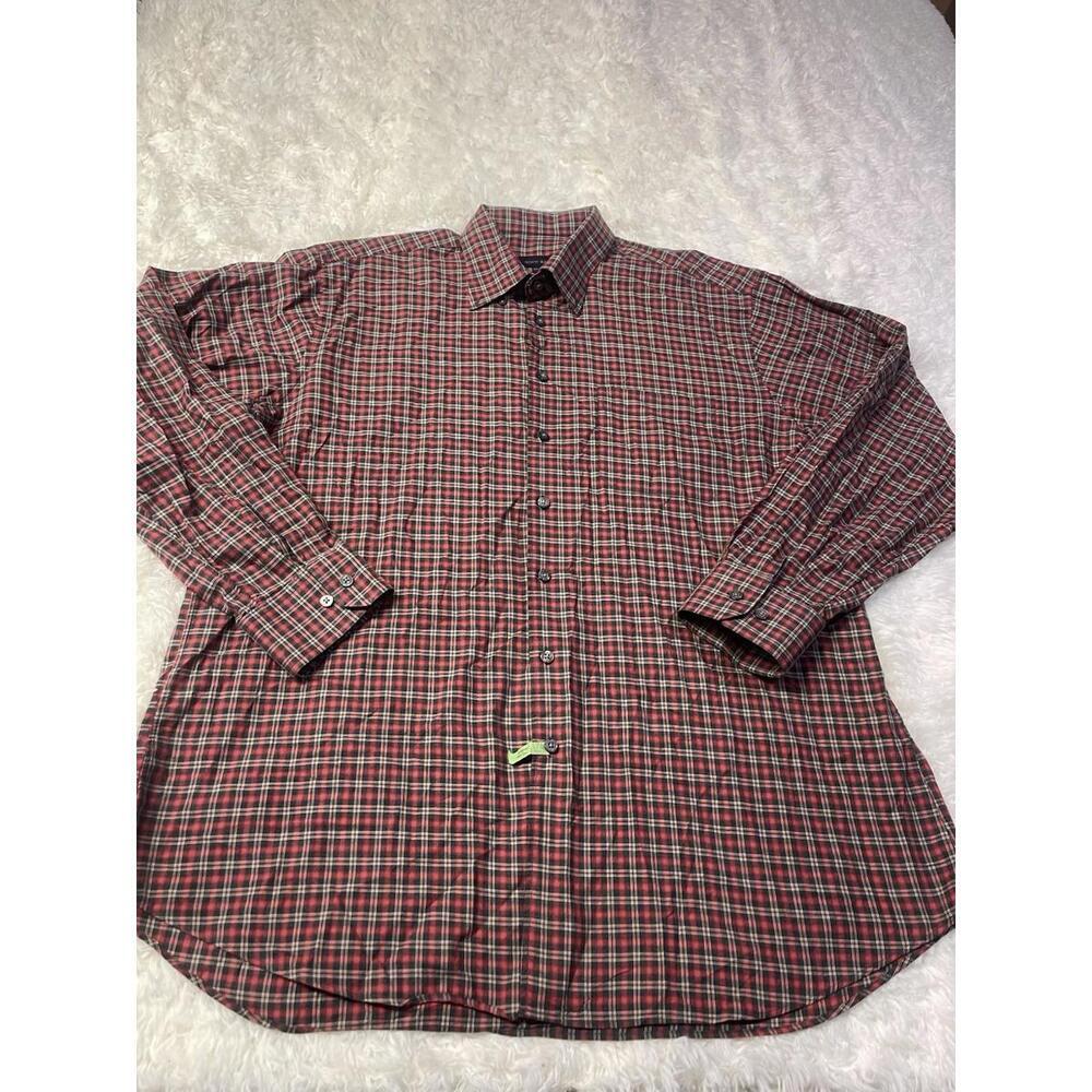 Scott Barber Shirt Adult Extra Large XL Black Cotton Button Up Mens